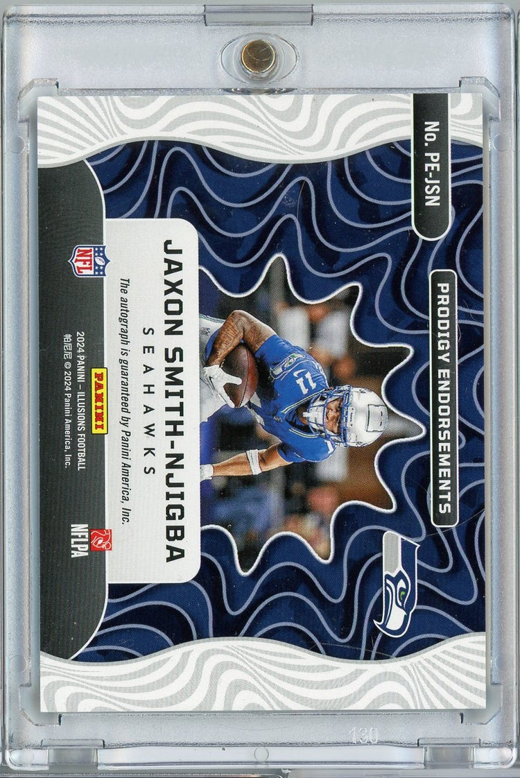 2024 Panini Illusions Jaxon Smith-Njigba #PEJSN /99 Auto Football Card