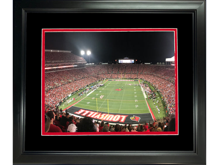 Framed Cardinal Stadium Louisville Cardinals 11"x14" NCAA Football Photo Professionally Matted