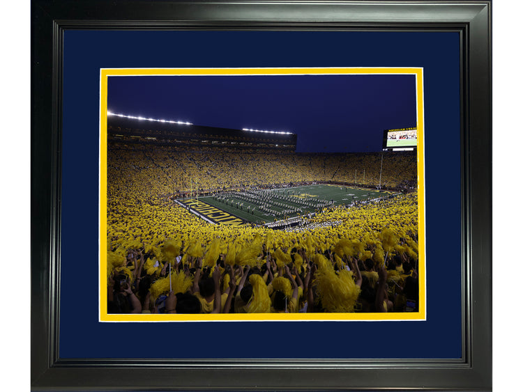 Framed Michigan Stadium (Big House) Michigan Wolverines 11"x14" NCAA Football Photo Professionally Matted