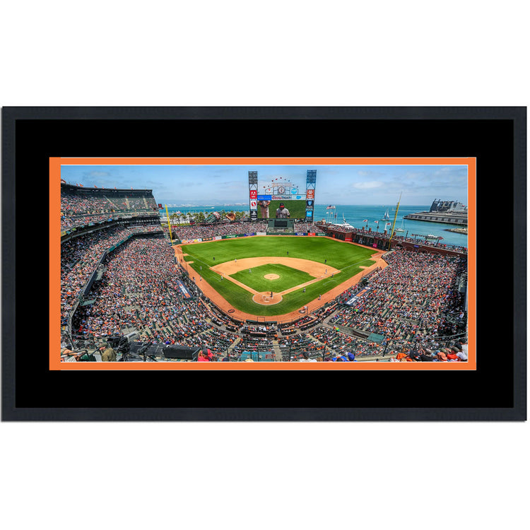 Framed Oracle Park San Francisco Giants MLB 16x24 Baseball Photo Professionally Matted