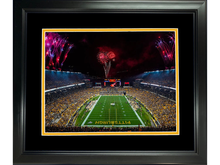 Framed Acrisure Stadium Pittsburgh Steelers 11"x14" Football Photo Professionally Matted