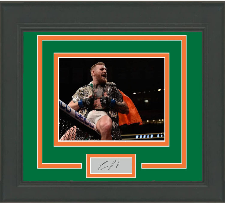 Framed Conor McGregor Facsimile Laser Engraved Signature Auto UFC 11x14 Photo