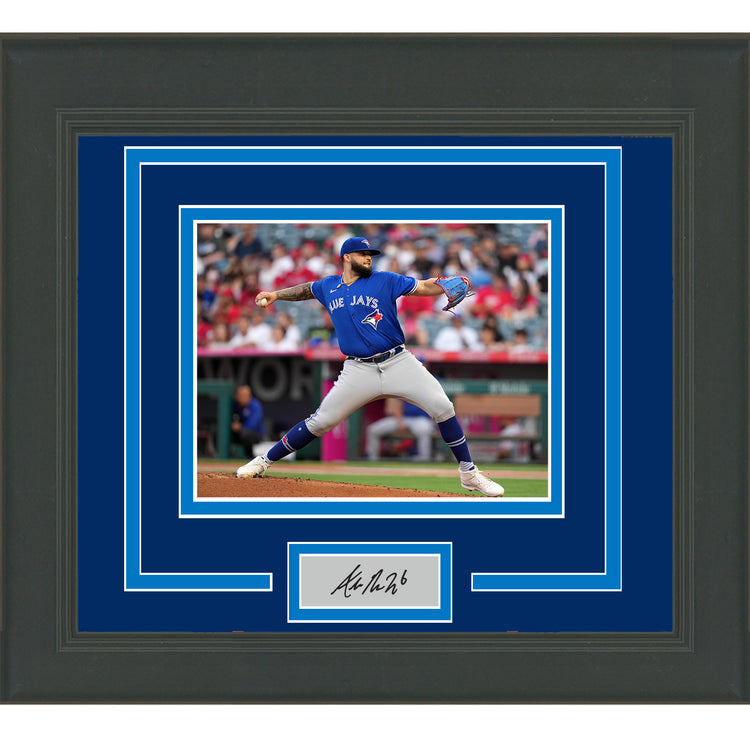 Framed Alek Manoah Facsimile Laser Engraved Signature Auto Toronto Blue Jays 11x14 Baseball Photo