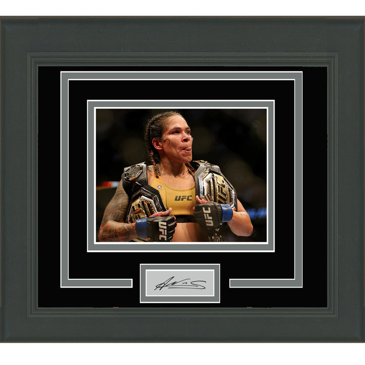 Framed Amanda Nunes Facsimile Laser Engraved Signature Auto UFC 11x14 Photo