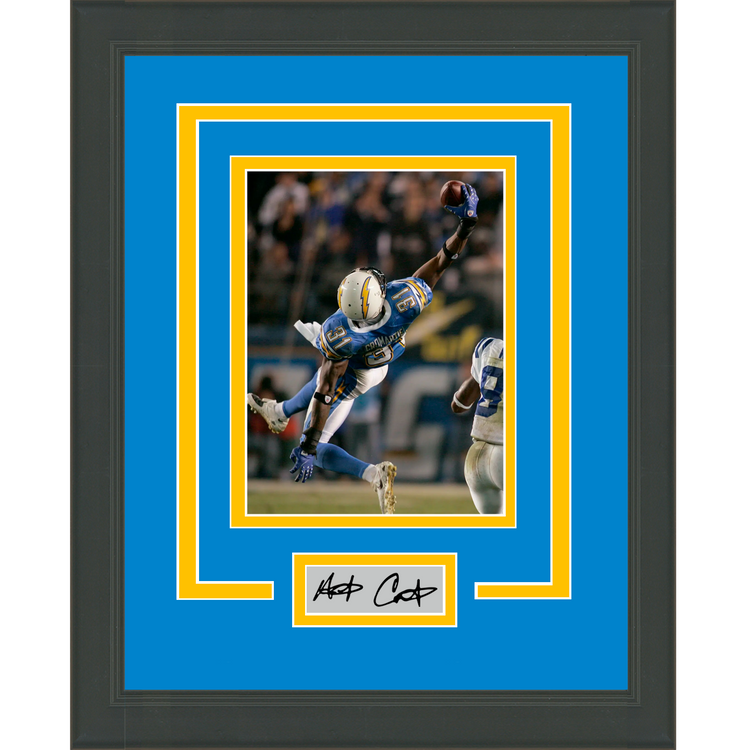 Framed Antonio Cromartie Facsimile Laser Engraved Signature Auto Los Angeles Chargers 11x14 Football Photo