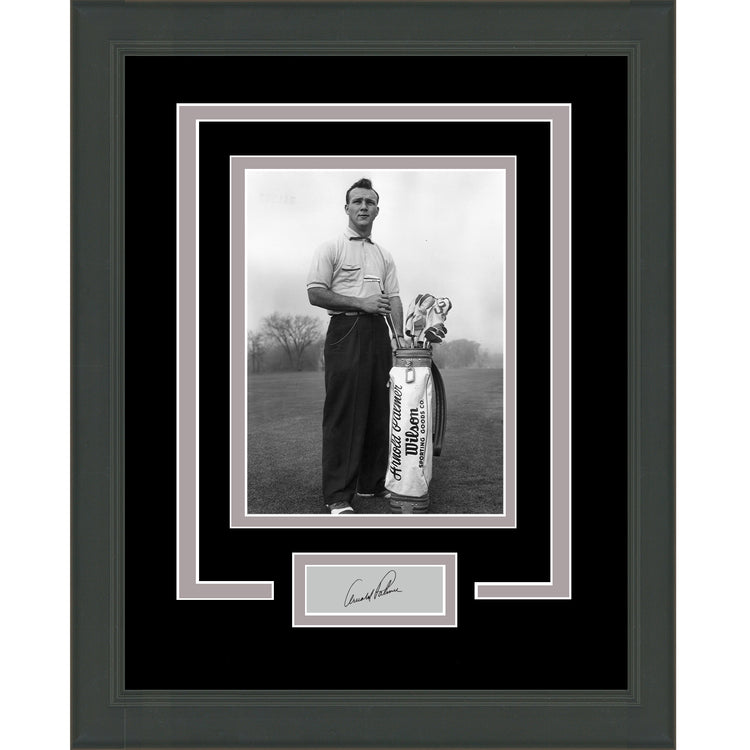 Framed Arnold Palmer Facsimile Laser Engraved Signature Auto 11x14 Golf Photo