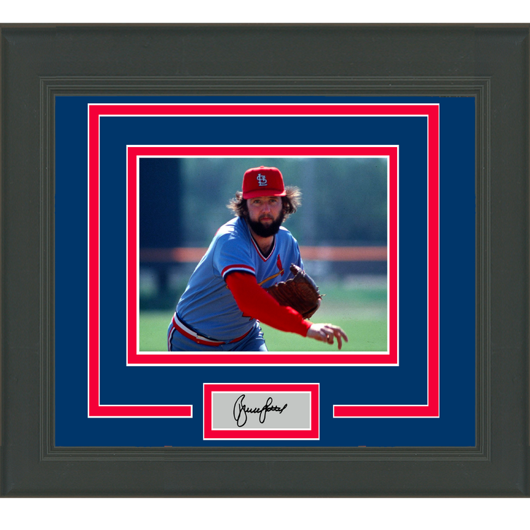 Framed Bruce Sutter Facsimile Laser Engraved Signature Auto St. Louis Cardinals 11x14 Baseball Photo