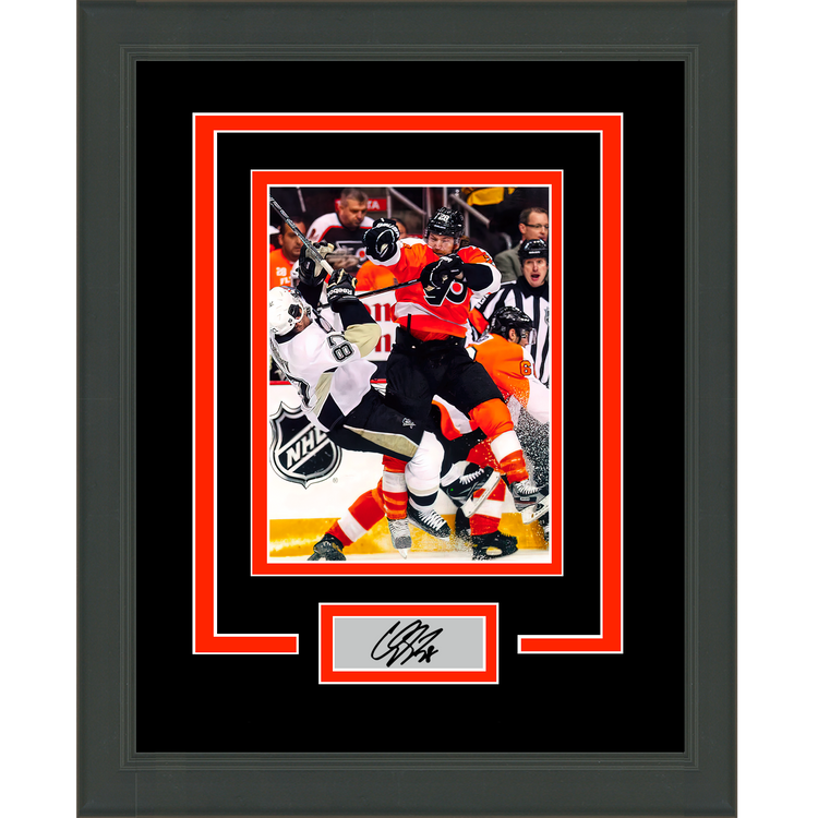 Framed Claude Giroux Facsimile Laser Engraved Signature Auto Philadelphia Flyers 11x14 Hockey Photo