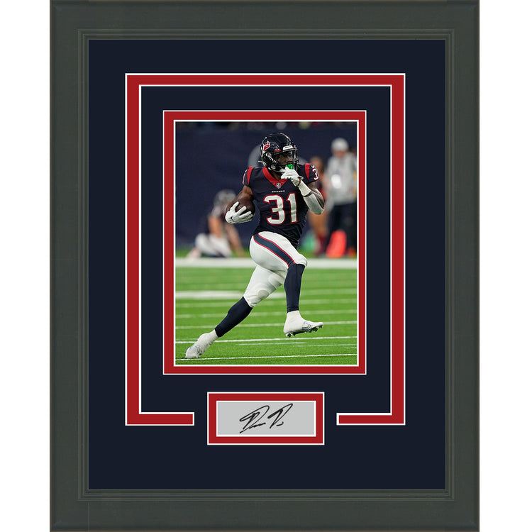 Framed Dameon Pierce Facsimile Laser Engraved Signature Auto Houston Texans 11x14 Football Photo