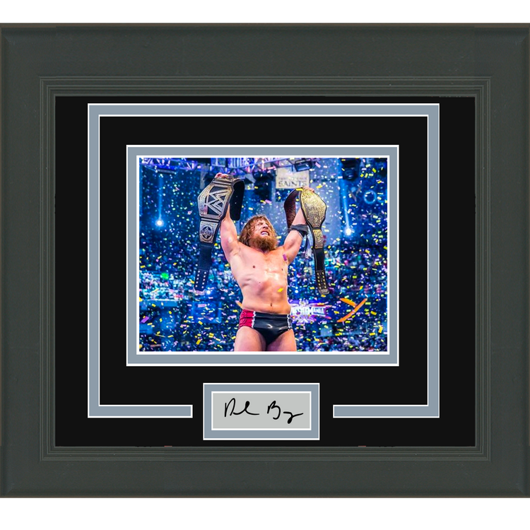 Framed Daniel Bryan Facsimile Laser Engraved Signature Auto 11x14 WWE Photo