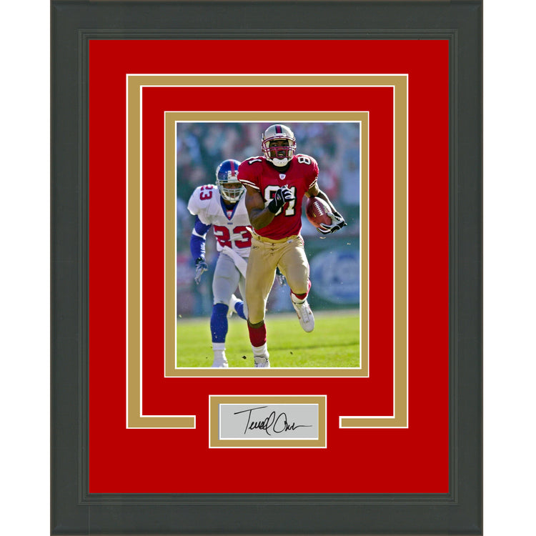 Framed Terrell Owens Facsimile Laser Engraved Signature Auto San Francisco 49ers 11x14 Football Photo