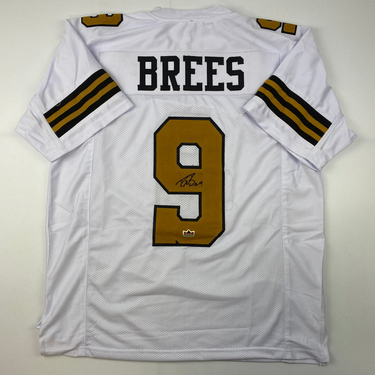 Facsimile Autographed Drew Brees New Orleans Color Rush Reprint Laser Auto Football Jersey Size Men's XL