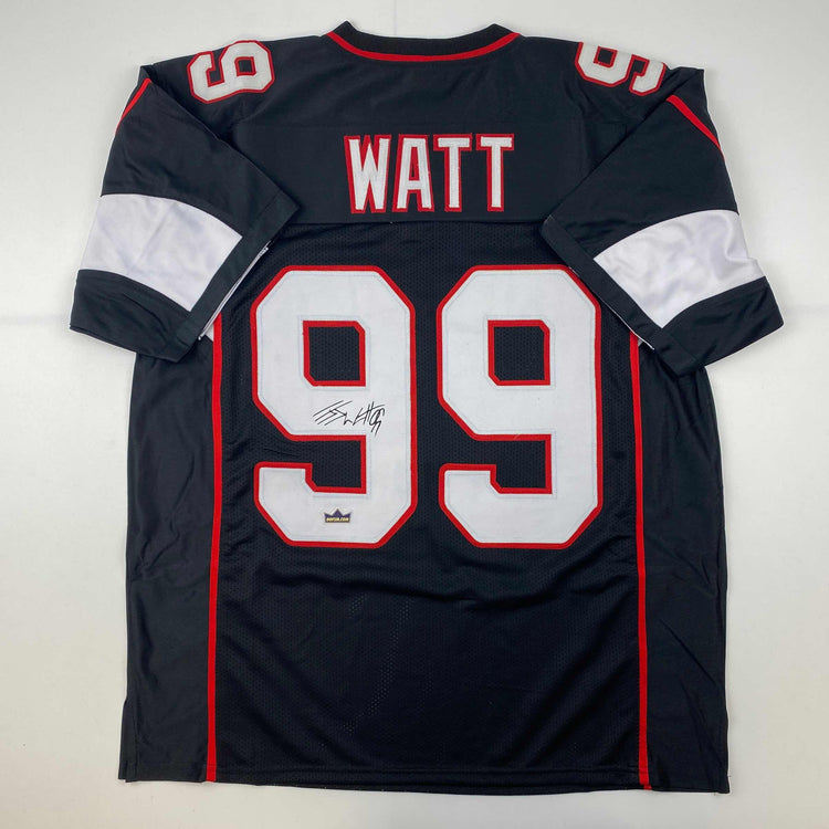 Facsimile Autographed JJ J.J. Watt Arizona Black Reprint Laser Auto Football Jersey Size Men's XL