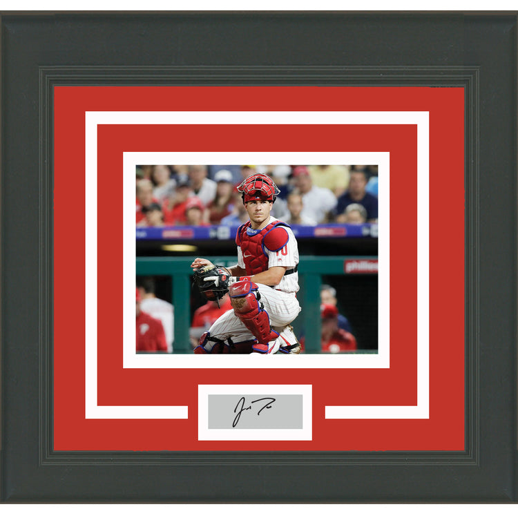 Framed J.T. Realmuto Facsimile Laser Engraved Signature Auto Philadelphia Phillies 11x14 Baseball Photo