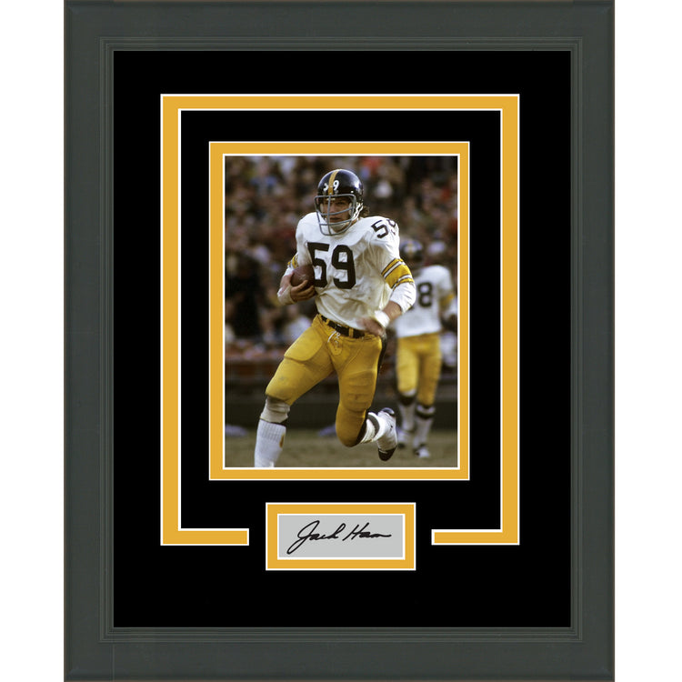Framed Jack Ham Facsimile Laser Engraved Signature Auto Pittsburgh Steelers 11x14 Football Photo