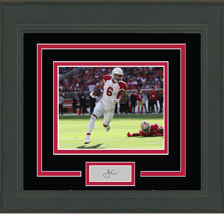 Framed James Conner Facsimile Laser Engraved Signature Auto Arizona Cardinals 11x14 Football Photo