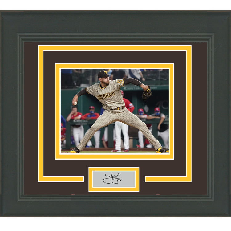 Framed Joe Musgrove Facsimile Laser Engraved Signature Auto San Diego Padres 11x14 Baseball Photo