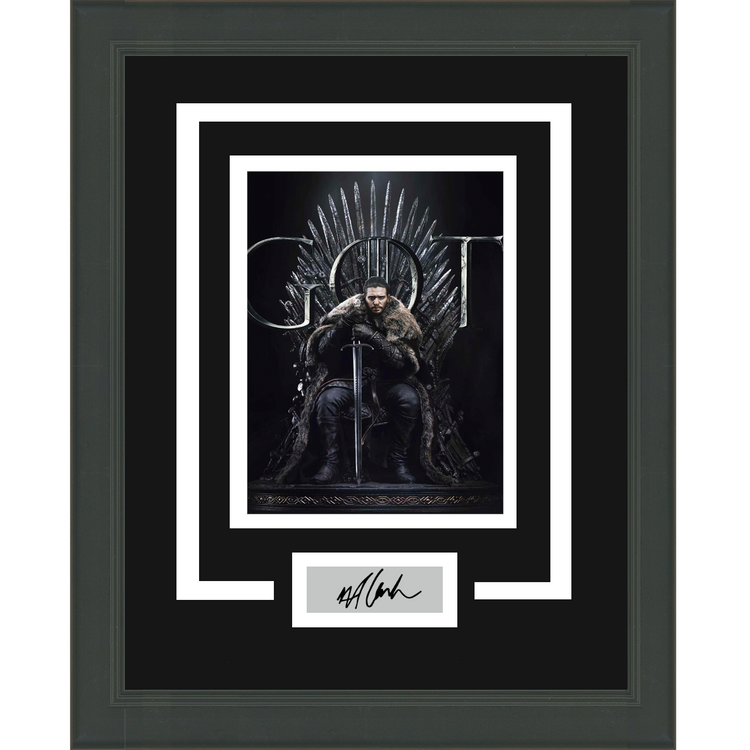 Framed Kit Harington Jon Snow Facsimile Laser Engraved Signature Auto Game of Thrones 11x14 Photo