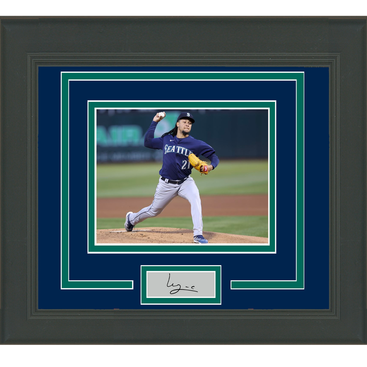 Framed Luis Castillo Facsimile Laser Engraved Signature Auto Seattle Mariners 11x14 Baseball Photo