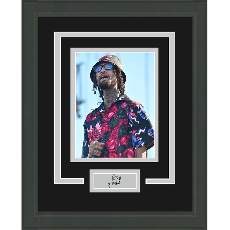 Framed PnB Rock Facsimile Laser Engraved Signature Auto 11x14 Music Photo
