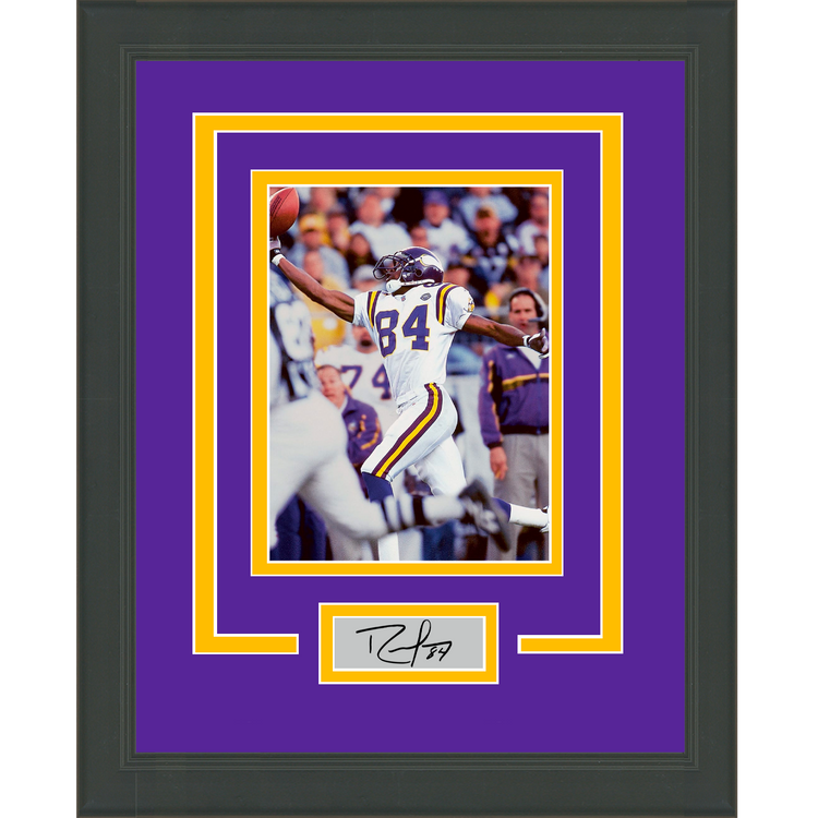 Framed Randy Moss Facsimile Laser Engraved Signature Auto Minnesota Vikings 11x14 Football Photo