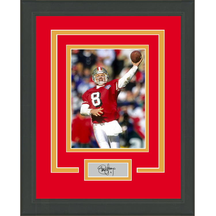 Framed Steve Young Facsimile Laser Engraved Signature Auto San Francisco 49ers 11x14 Football Photo