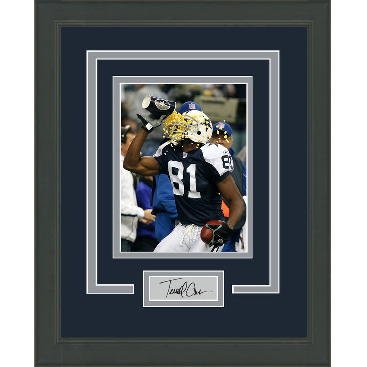 Framed Terrell Owens Facsimile Laser Engraved Signature Auto Dallas Cowboys 11x14 Football Photo