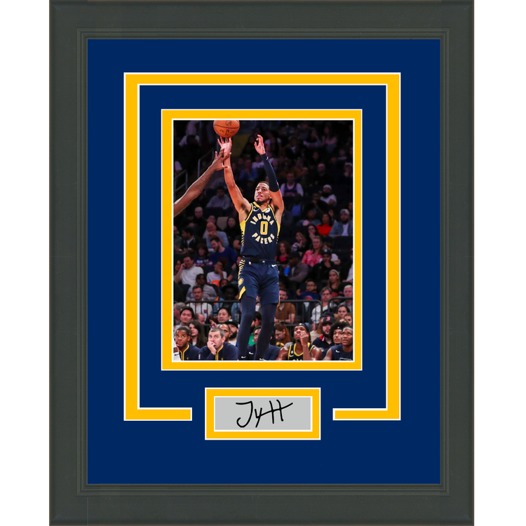 Framed Tyrese Haliburton Facsimile Laser Engraved Signature Auto Indiana Pacers 11x14 Basketball Photo