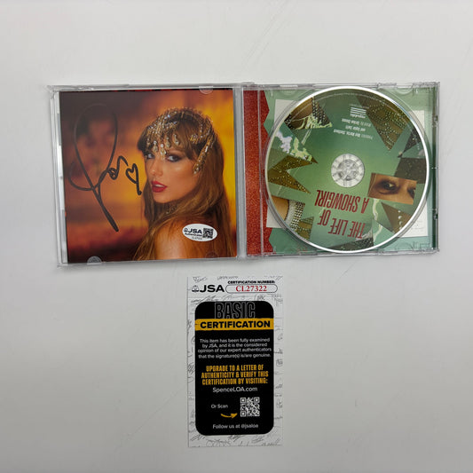 Autographed/Signed Taylor Swift The Life of a Showgirl CD Disk Album JSA COA