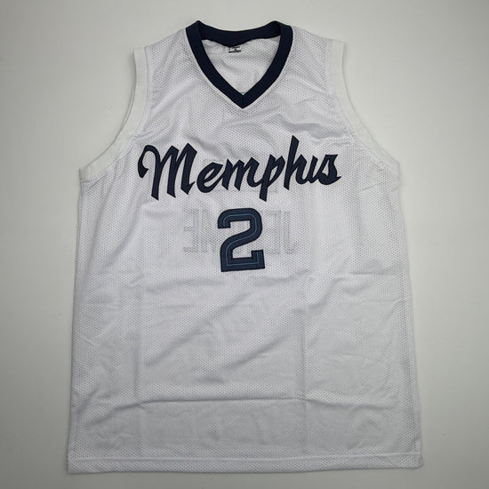 Autographed/Signed Ty Jerome Memphis White Basketball Jersey Beckett BAS COA