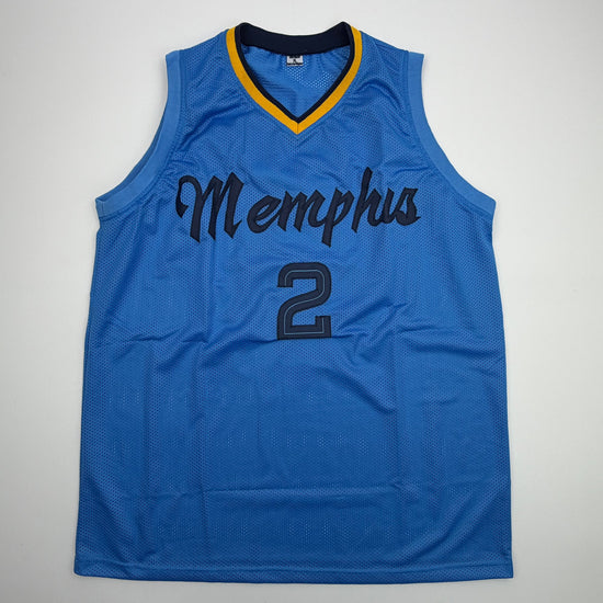 Autographed/Signed Ty Jerome Memphis Light Blue Basketball Jersey Beckett BAS COA