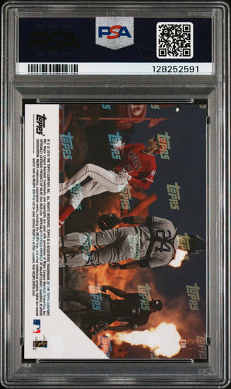 Graded 20218 Topps Now Shohei Ohtani #136 4+ HRs & 25+ Ks In The Same Month Rookie RC Baseball Card PSA 10 Gem Mint
