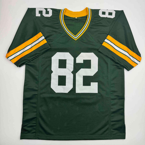 Autographed/Signed Paul Coffman Green Bay Green Football Jersey Beckett BAS COA