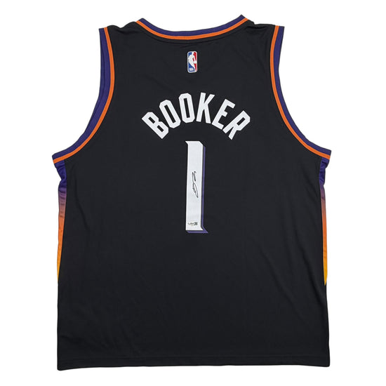 Autographed/Signed Devin Booker Phoenix Suns Black Authentic Basketball Jersey JSA COA