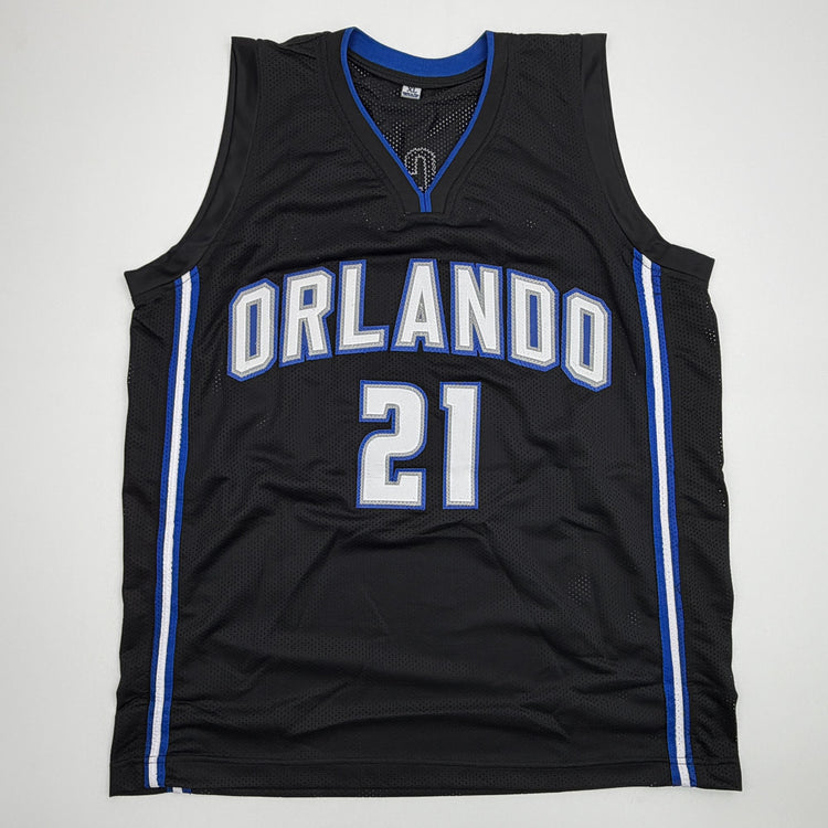 Autographed/Signed Moritz Moe Wagner Orlando Black Basketball Jersey Pristine PA COA