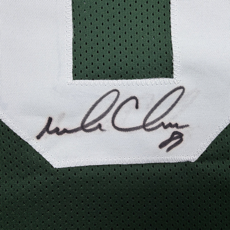 Autographed/Signed Mark Chmura Green Bay Green Football Jersey JSA COA