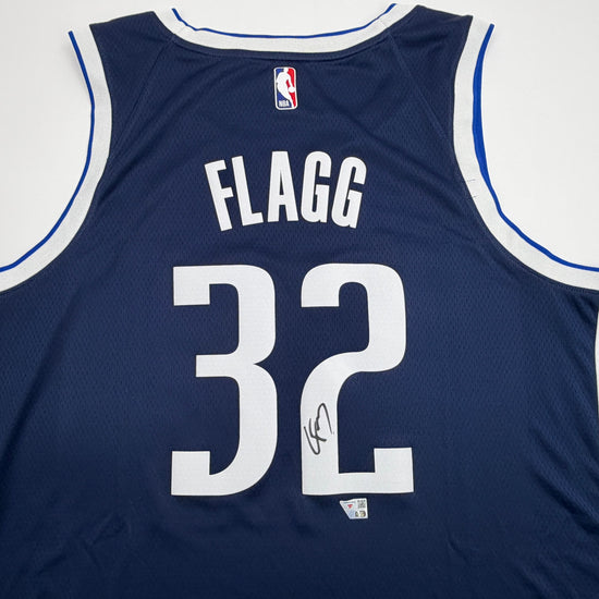 Autographed/Signed Cooper Flagg Dallas Mavericks Navy Blue Authentic Basketball Jersey Fanatics COA