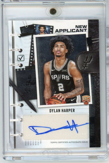  2025 Topps Dylan Harper #NADH New Applicant Auto Rookie RC Basketball Card 
