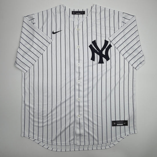 Autographed/Signed Anthony Volpe New York Yankees Pinstripe Authentic Baseball Jersey Fanatics & MLB COA