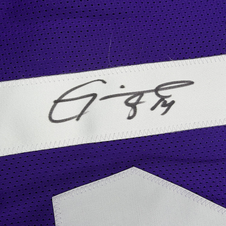 Autographed/Signed Michael Clayton LSU Purple College Football Jersey JSA COA