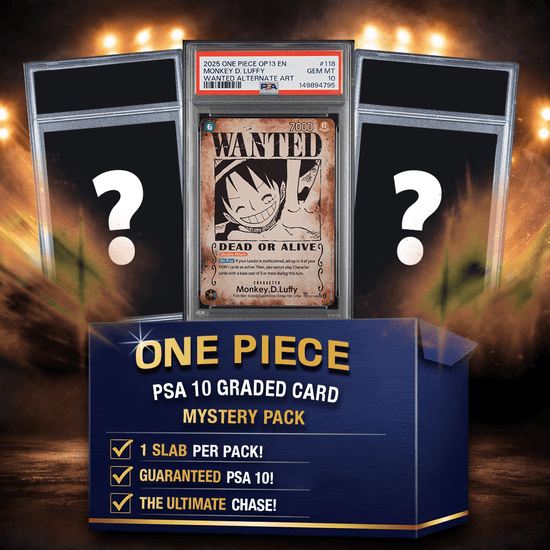 One Piece PSA 10 Graded Anime Card Mystery Pack