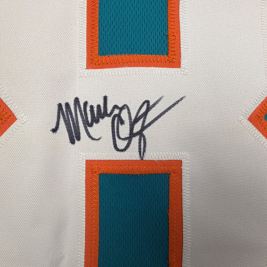 Autographed/Signed Mark Clayton Miami Teal Football Jersey JSA COA