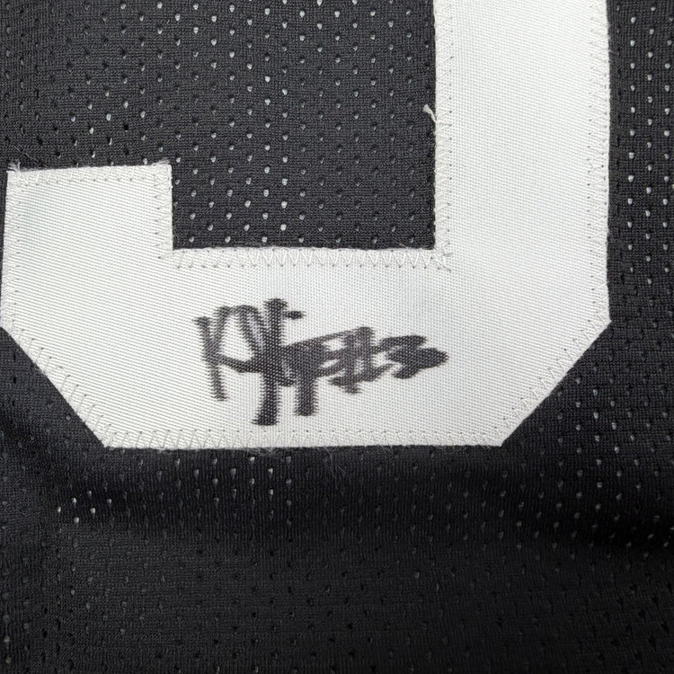 Autographed/Signed Kyle Filipowski Utah Black Basketball Jersey Beckett BAS COA