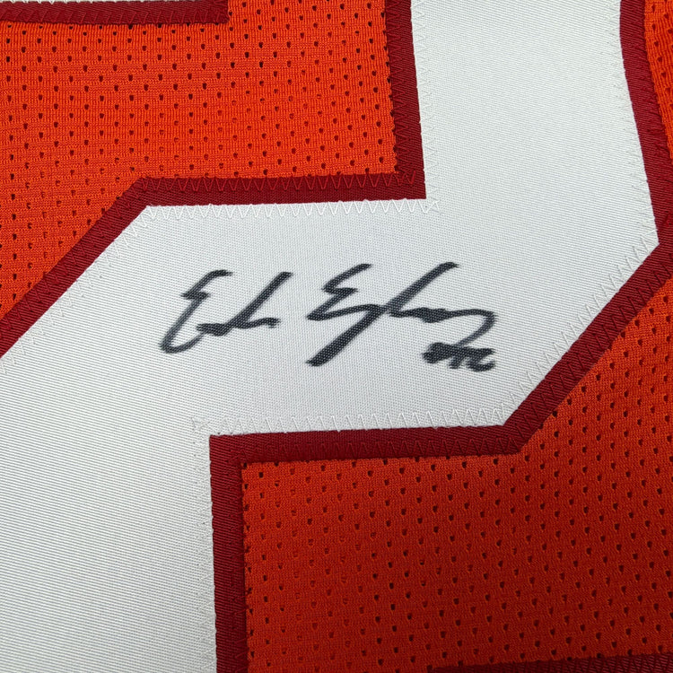 Autographed/Signed Emeka Egbuka Tampa Bay Orange Creamsicle Football Jersey Beckett BAS COA