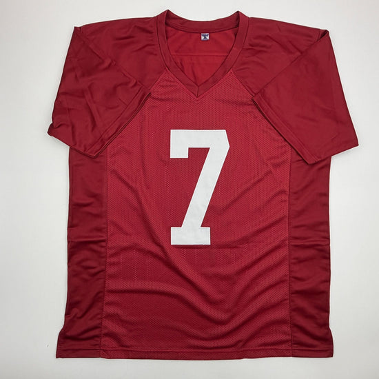 Autographed/Signed Toby Gerhart Stanford Red College Football Jersey JSA COA