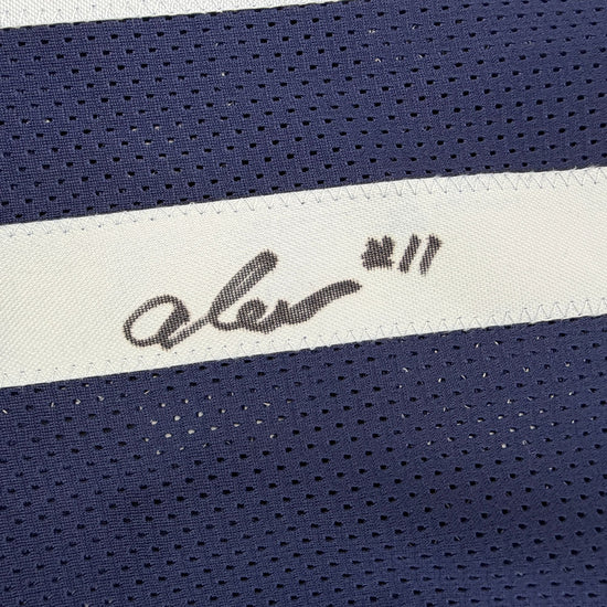 Autographed/Signed Alex Karaban UConn Connecticut Blue College Basketball Jersey Beckett BAS COA