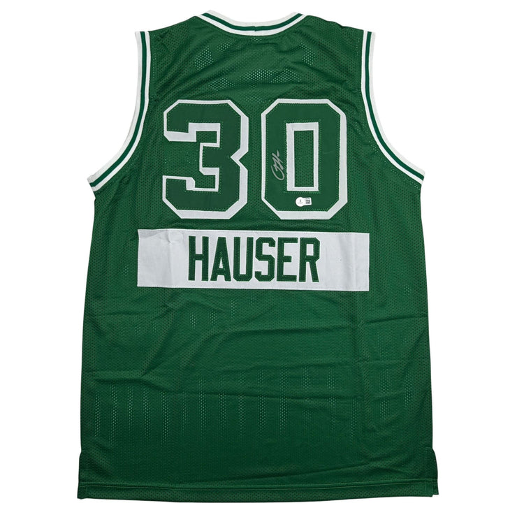Autographed/Signed Sam Hauser Boston Green City Edition Basketball Jersey Beckett BAS COA