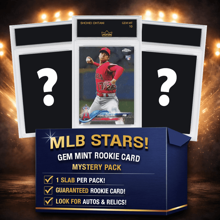 MLB Stars Gem Mint Baseball Rookie Card Mystery Pack – HOFSM 10 Graded