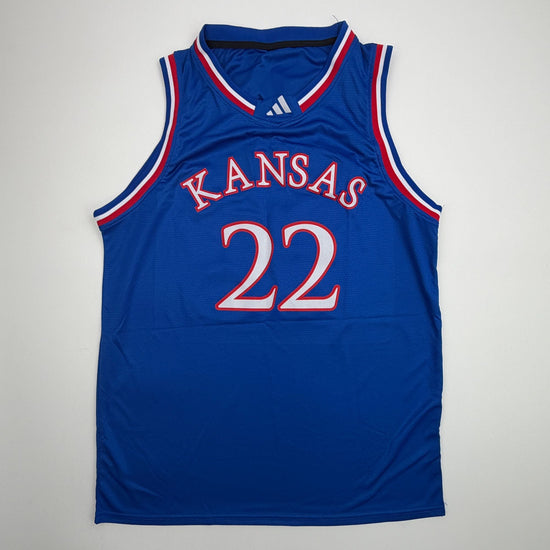 Autographed/Signed Darryn Peterson Kansas Blue College Basketball Jersey PSA/DNA COA