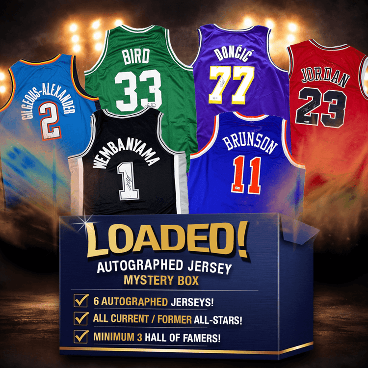 LOADED! Mystery Box 6x Autographed/Signed Basketball Jerseys with PSA JSA or Beckett COA